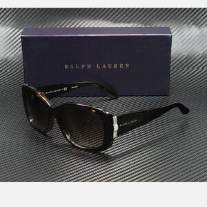 RALPH LAUREN Dark Havana Brown Women's Sunglasses